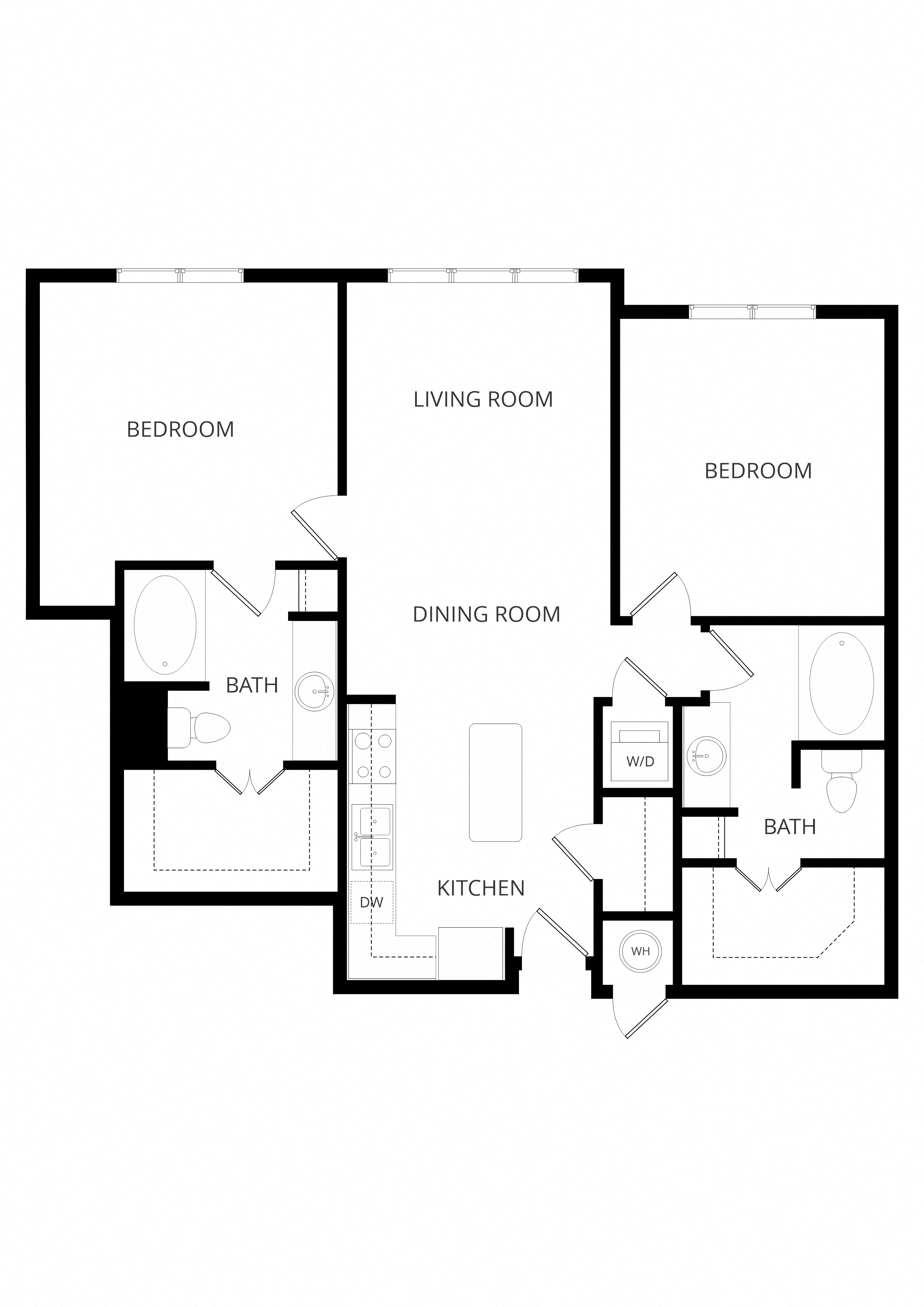 Flats - B1 floor plan